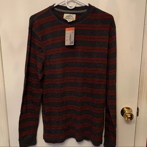 NWT striped long sleeve tee